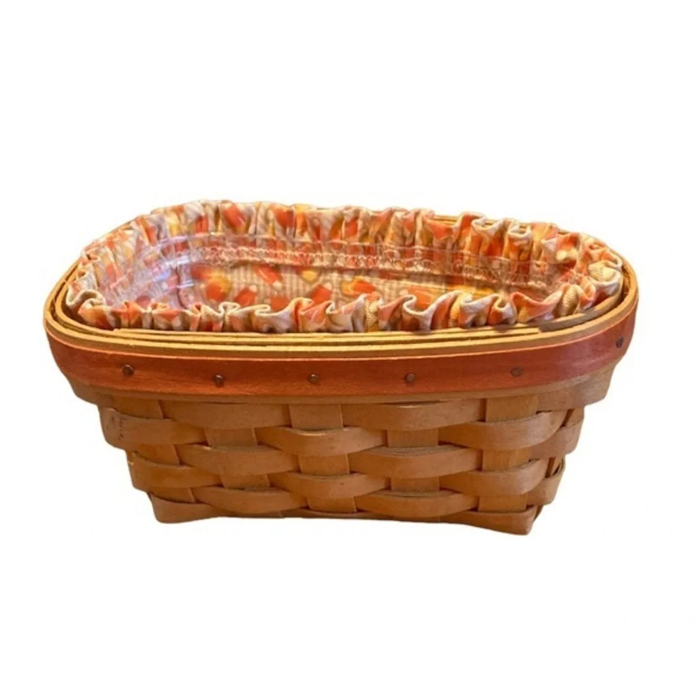 LONGABERGER 1999 Candy Corn Basket Combo